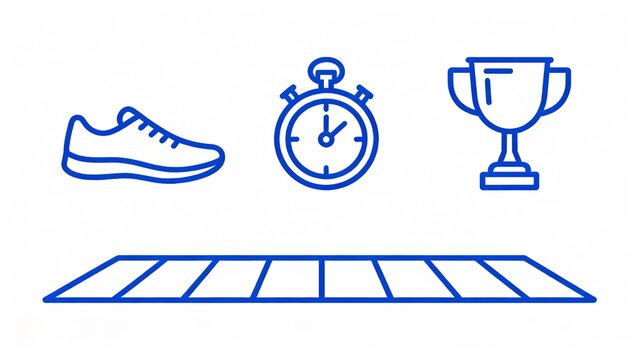 Running race symbols
