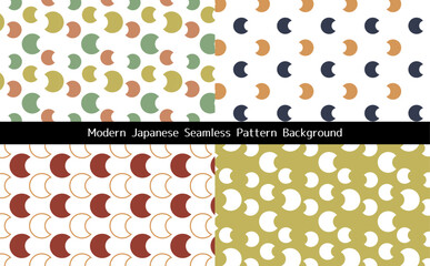 Abstract Japanese Pattern for Branding and Packaging