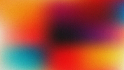 Bold vibrant gradient background with deep red, orange, and blue blur. artistic abstract texture with smooth transitions and colorful digital design for modern creative projects
