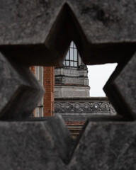 Detailed Facade through a Stone Star