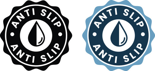 Anti slip vector icon safety grip traction surface material