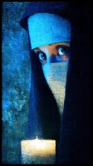A haunting Slavic nun stands in silence, her presence bridging faith, myth, and the darker side of spirituality.