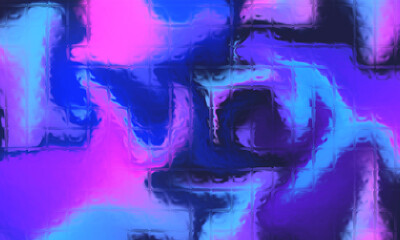 Abstract Glass Texture Background in Blue and Pink | Modern Gradient Design, Wavy Liquid Surface, Neon Light Reflection, Futuristic Digital Wallpaper for Tech and Creative Projects