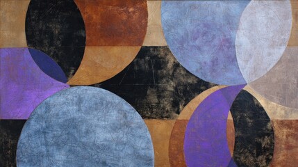 Abstract Painting with Broken Ellipses