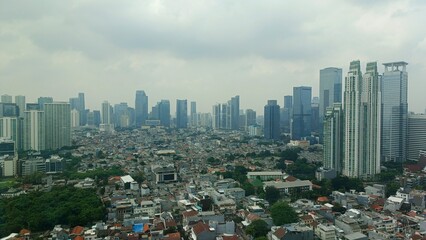 Jakarta, Indonesia &ndash; October 13, 2025: A cityscape view of Indonesia capital city Jakarta