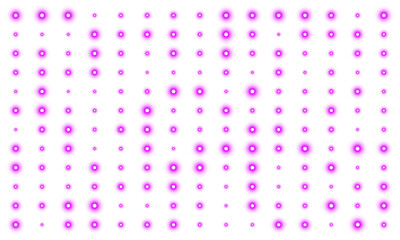 Neon glowing pink purple dots disco led lights forming a futuristic luminous pattern with abstract digital display and vibrant optical vertical effect dj party on transparent background © SharminAkter