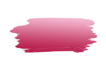 Brush label stripe purple pink. Pink watercolor hand drawn isolated stroke stain on background. Water color wet brush paint aquarelle illustration.