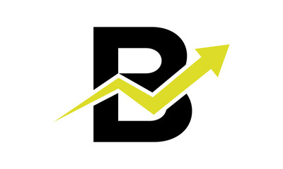 Letter B Financial Logo	
