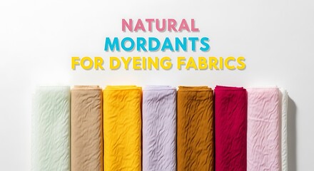 Natural dye mordant process natural mordants for dyeing fabrics, colorful fabric rolls