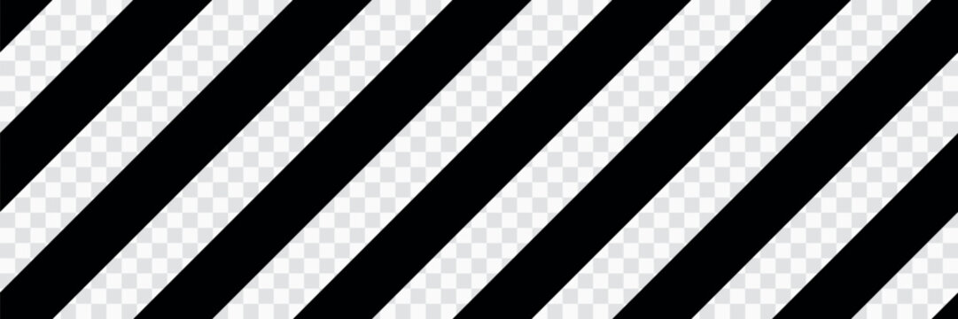 Diagonal Black and Transparent Striped Overlay Texture, Speed Lines or Grunge Pattern Vector Background