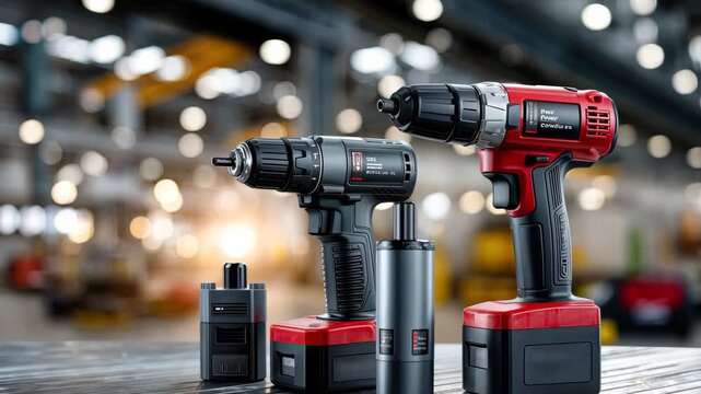 Showcasing various power tools and their functions, highlighting essential features and designs for effective usage in tasks