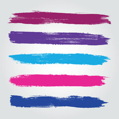 Obraz premium Abstract watercolor pattern in vibrant colors featuring artistic brush strokes, paint splashes, and a ripped paper frame texture for a dynamic grunge design banner element