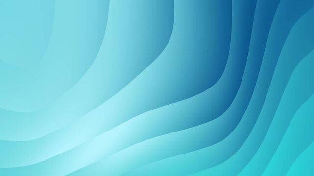Abstract animated background with soft blue gradient layers forming smooth wavy motion, creating a calm and fluid visual effect, ideal for ads, elegant video design, presentation, or digital projects