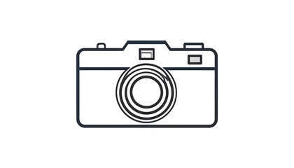 Camera Icon - Capturing Moments with a Simple Design.