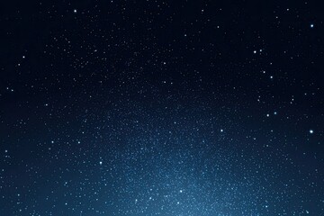 Obraz premium Dark blue cosmos displaying twinkling stars, creating a calming and vast celestial scene