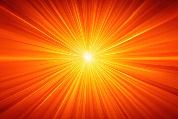 Obraz premium Bright explosion of light rays in warm fiery colors.