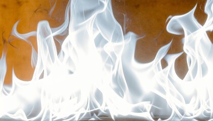 Obraz premium 青白く揺らめく光の流れ/青い炎が描く幻想テクスチャ4