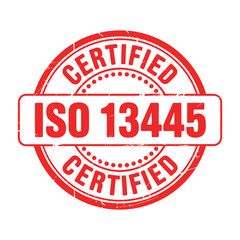 Iso 13445 certified stamp for medical devices quality management