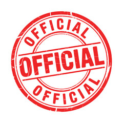 Red official stamp seal with multiple official markings