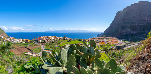 Agulo, La Gomera, Kanarische Inseln, Spanien, Teide
