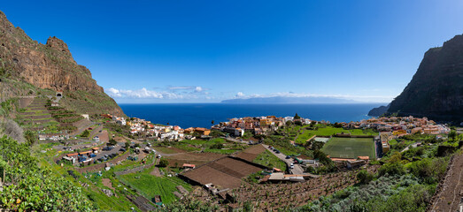 Agulo, La Gomera, Kanarische Inseln, Spanien, Teide