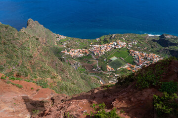 Agulo, La Gomera, Kanarische Inseln, Spanien, Teide