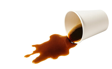 Spilled Coffee – Accident and Chaos Concept