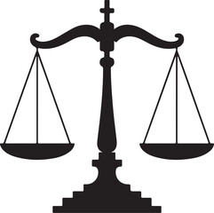 Retro scales icon simple illustration of retro scales vector icon for web
