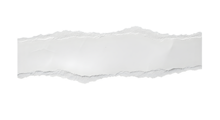 Isolated paper scrap ripped sheet texture background white surface art