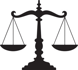 Retro scales icon simple illustration of retro scales vector icon for web
