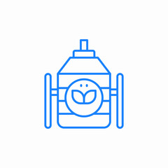 bio gas icon sign vector