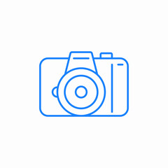 photo camera icon sign vector