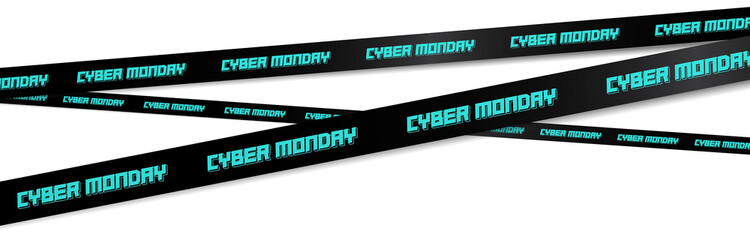 Cyber Monday Tape Illustration