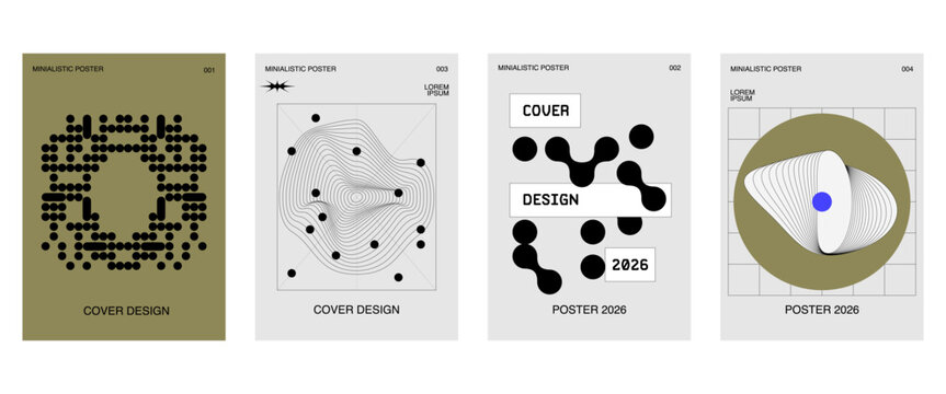 Abstract geometric poster cover design. Geometric shape. Design elements for poster, magazine, book cover, brochure.	
