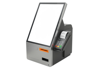 Isolated device for point of sale terminal POS for retail payment with blank screen