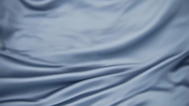 Abstract Blue Fabric Texture with Soft Light and Shadows.