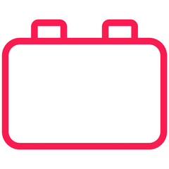 red outline plugins icon