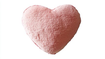 For Valentine's Day, a gift idea could be a plush, heart-shaped pillow that is pink, soft, and fluffy, and is set against a background