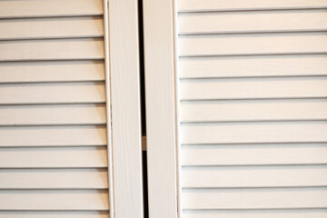 Decorative white door from an old cabinet.