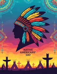 Native Americans' Day: Colorful Tribal Art & Cultural Heritage