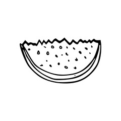 watermelon vector illustration