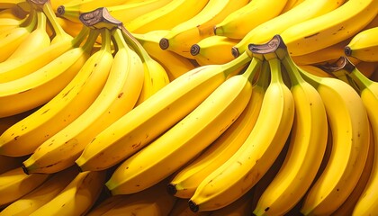 Ripe bananas close-up