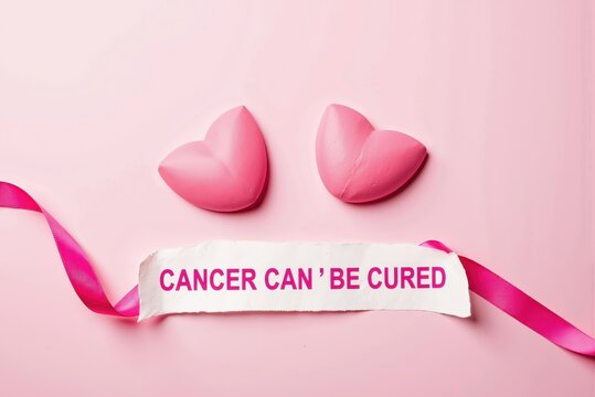 breast cancer awareness ribbon - Powered by Adobe