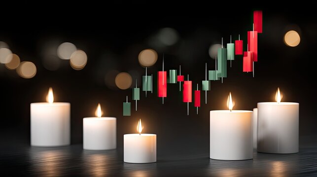 Digital boards highlight changing stock prices and market trends, capturing the fast pace of financial trading activity in the background