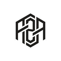 letter aza logo design template