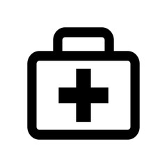 Obraz premium suitcase icon or logo isolated sign symbol vector illustration - high quality black style vector icons