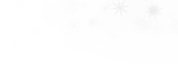 Fototapeta premium Winter background with falling snowflakes isolated on transparent background, vector png. Snowfall, blizzard, snow storm, snow hurricane. Snowflakes. 