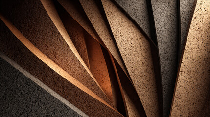 Abstract waves texture. Dark brown waves create a modern, elegant background for web design, marketing, or presentation materials.