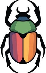 Abstract geometric composition with bold color accents and helvetica text