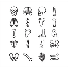 Human internal organs . Medical outline icon.